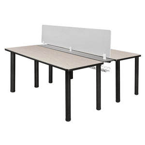 Kee 66" x 58" Benching Station with Privacy Divider