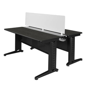 Fusion 66" x 58" Benching Station with Privacy Panel