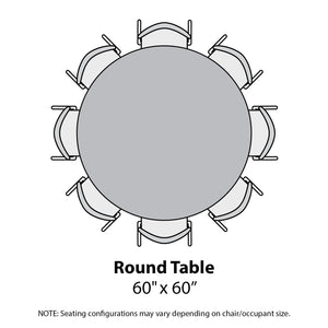 MG Series Adjustable Height Activity Table, 60" Round