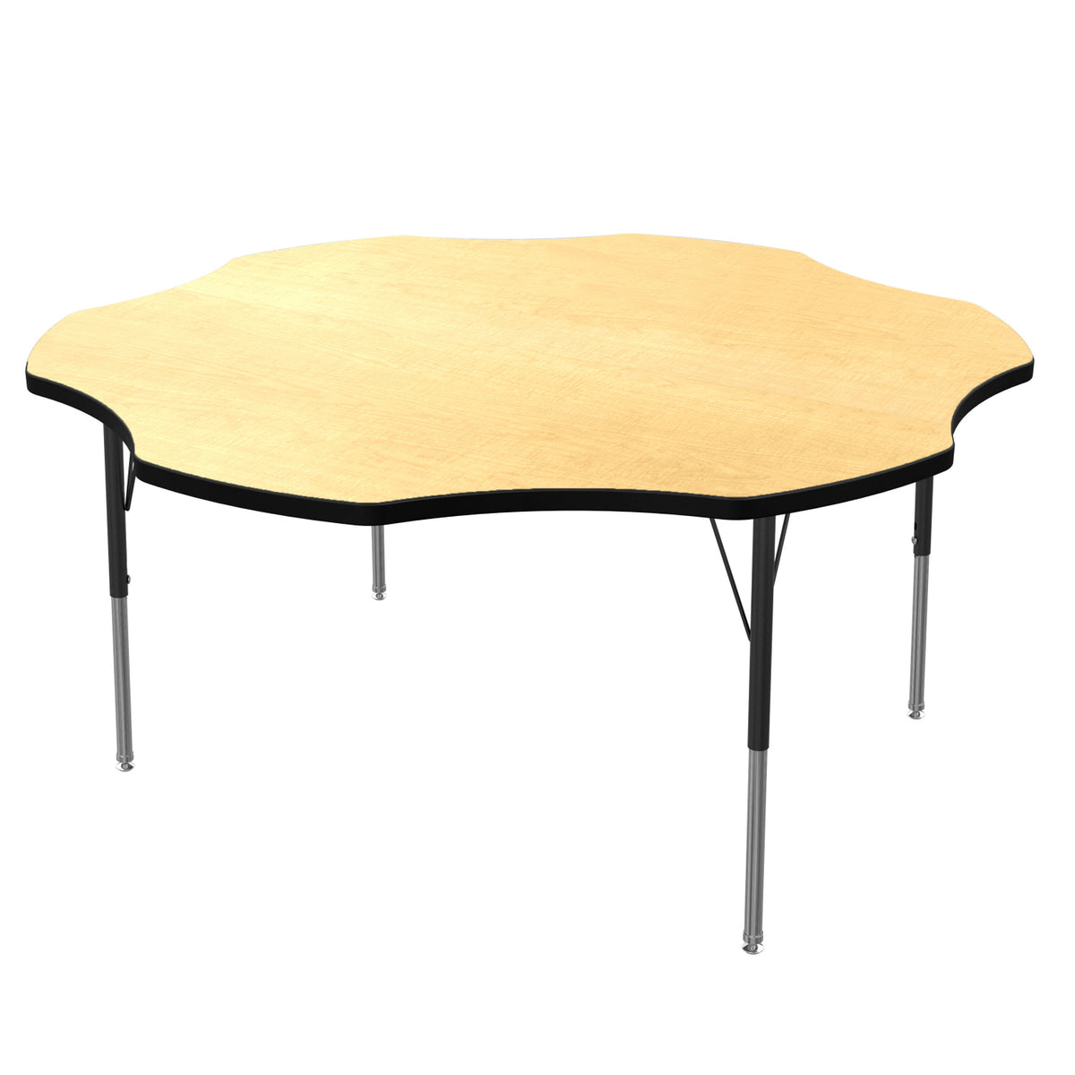 MG Series Adjustable Height Activity Table, 60" Flower