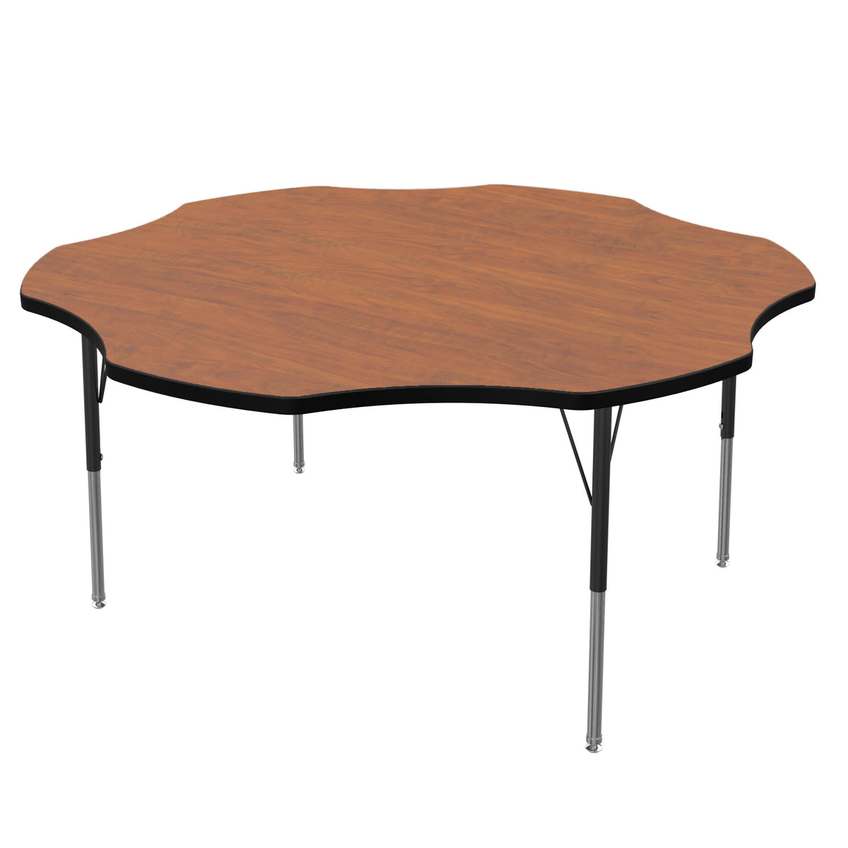 MG Series Adjustable Height Activity Table, 60" Flower