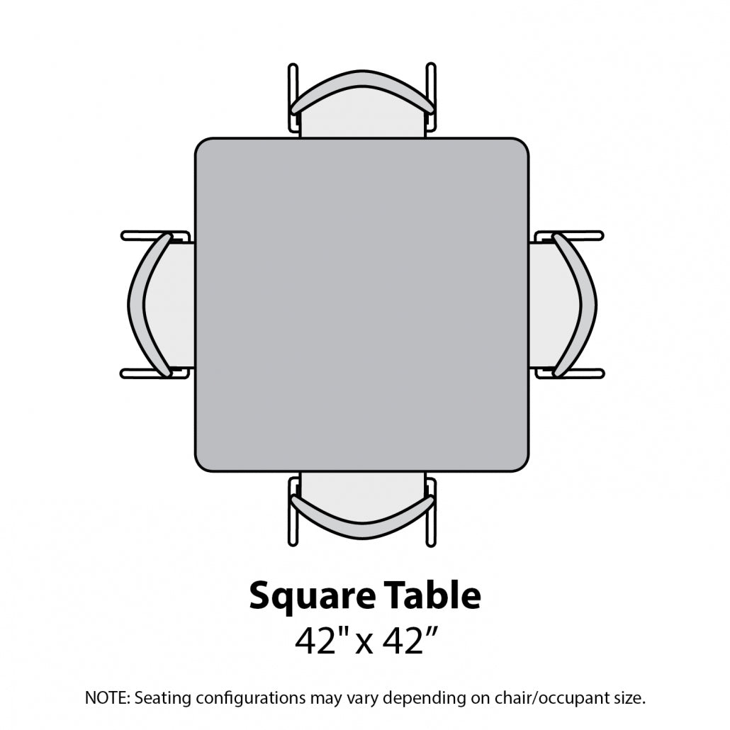 MG Series Adjustable Height Activity Table, 42" x 42" Square