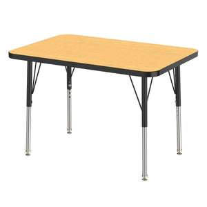 MG Series Adjustable Height Activity Table, 24" x 36" Rectangle