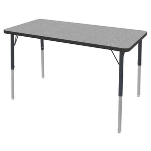 MG Series Adjustable Height Activity Table, 24" x 48" Rectangle