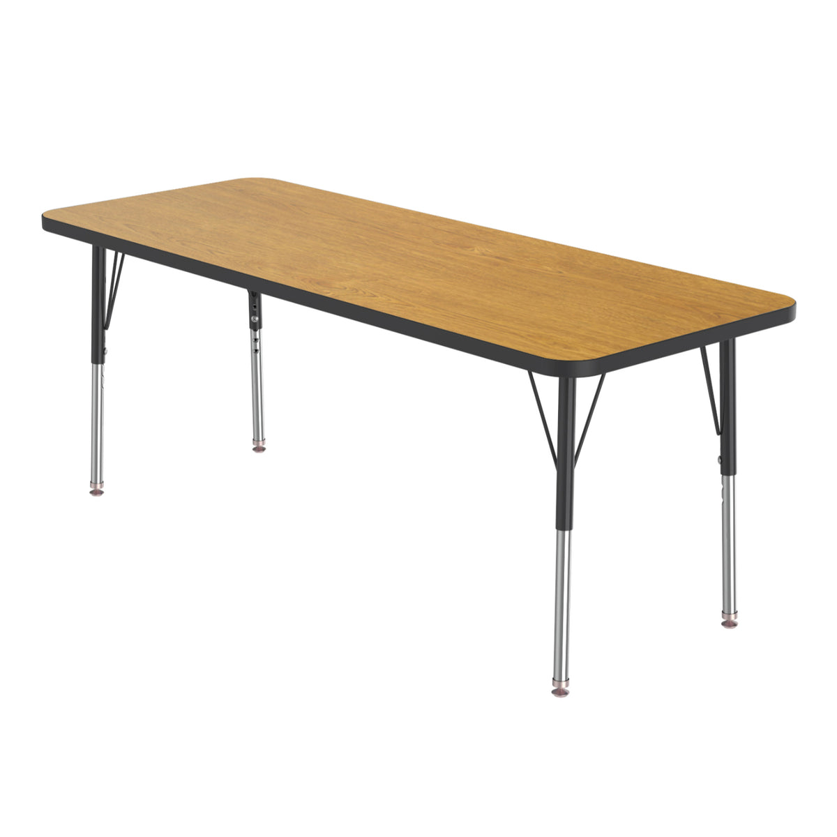 MG Series Adjustable Height Activity Table, 24" x 60" Rectangle