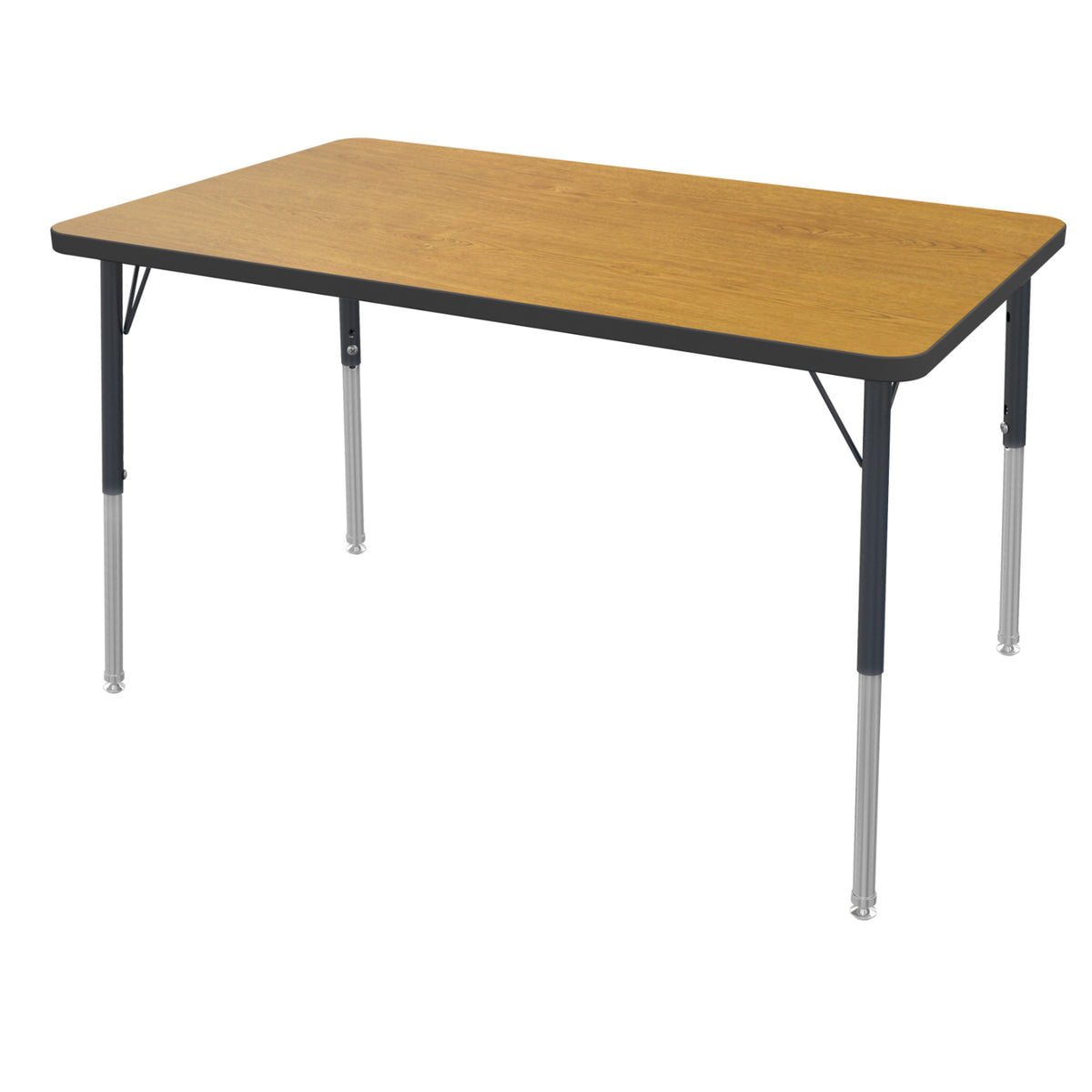 MG Series Adjustable Height Activity Table, 30"x 48" Rectangle