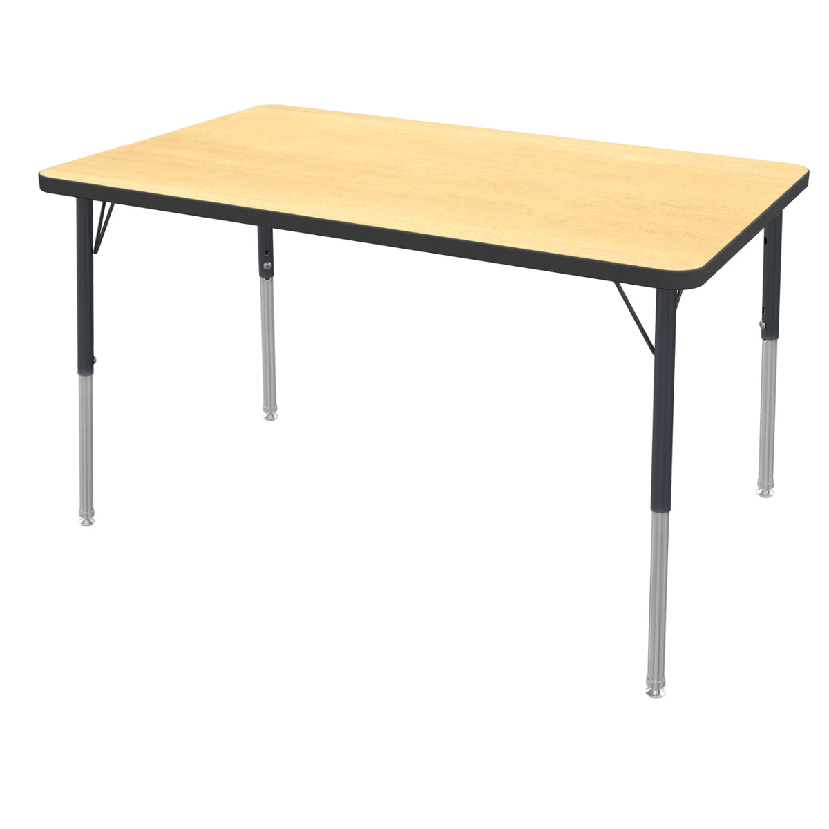 MG Series Adjustable Height Activity Table, 30"x 48" Rectangle