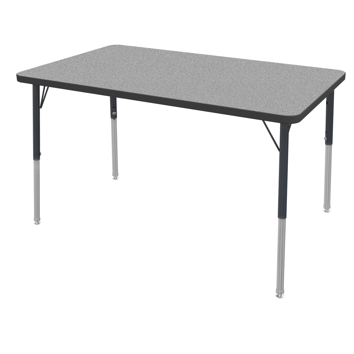 MG Series Adjustable Height Activity Table, 30"x 48" Rectangle