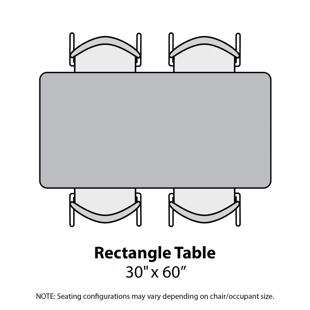 MG Series Adjustable Height Activity Table, 30" x 60" Rectangle