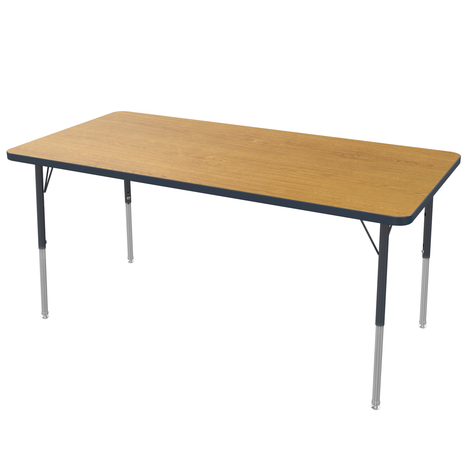 MG Series Adjustable Height Activity Table, 30" x 60" Rectangle