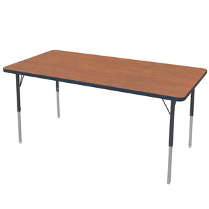 MG Series Adjustable Height Activity Table, 30" x 60" Rectangle