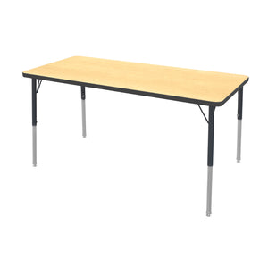 Marco MG Series Adjustable Height Activity Table, 30" x 72" Rectangle