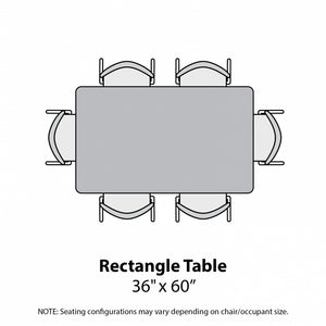 MG Series Adjustable Height Activity Table, 36" x 60" Rectangle