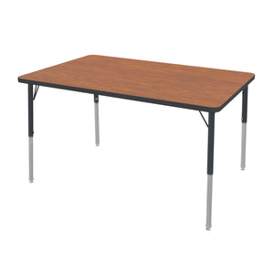MG Series Adjustable Height Activity Table, 36" x 60" Rectangle