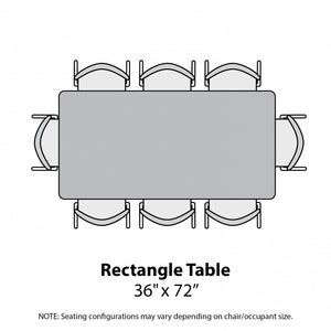 MG Series Adjustable Height Activity Table, 36" x 72" Rectangle