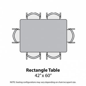 MG Series Adjustable Height Activity Table, 42" x 60" Rectangle