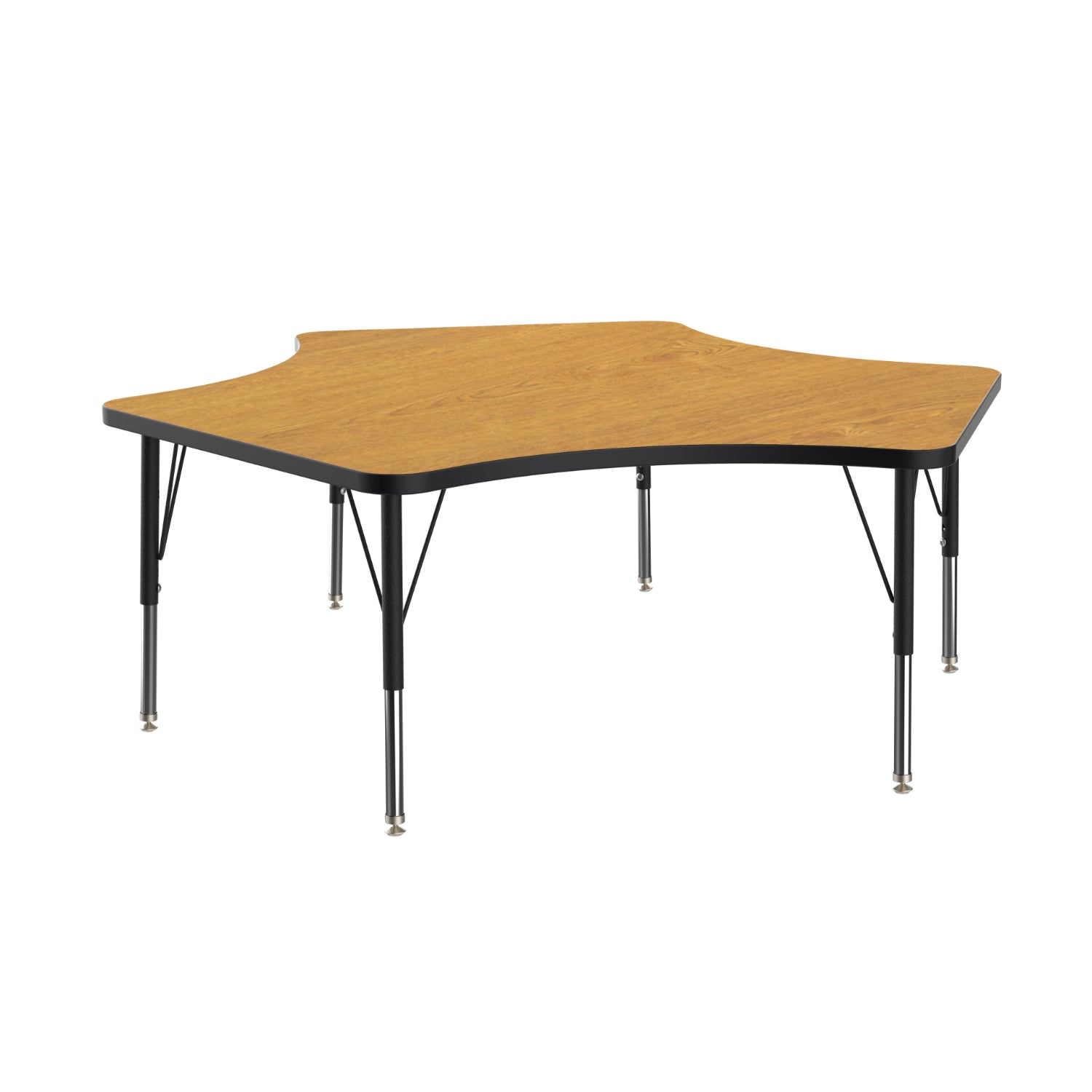 MG Series Adjustable Height Activity Table, 60" x 60" Delta