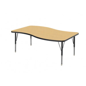 MG Series Adjustable Height Activity Table, 30" x 60" Wave