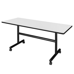 Kobe Flip Top Mobile Training Table, 60" x 24" Rectangle