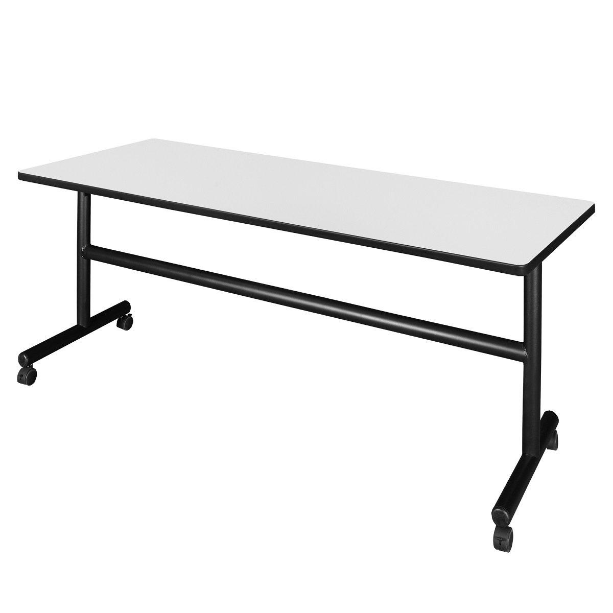 Kobe Flip Top Nesting Mobile Training Table, 72" x 24" Rectangle