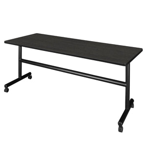 Kobe Flip Top Mobile Training Table, 72" x 30" Rectangle