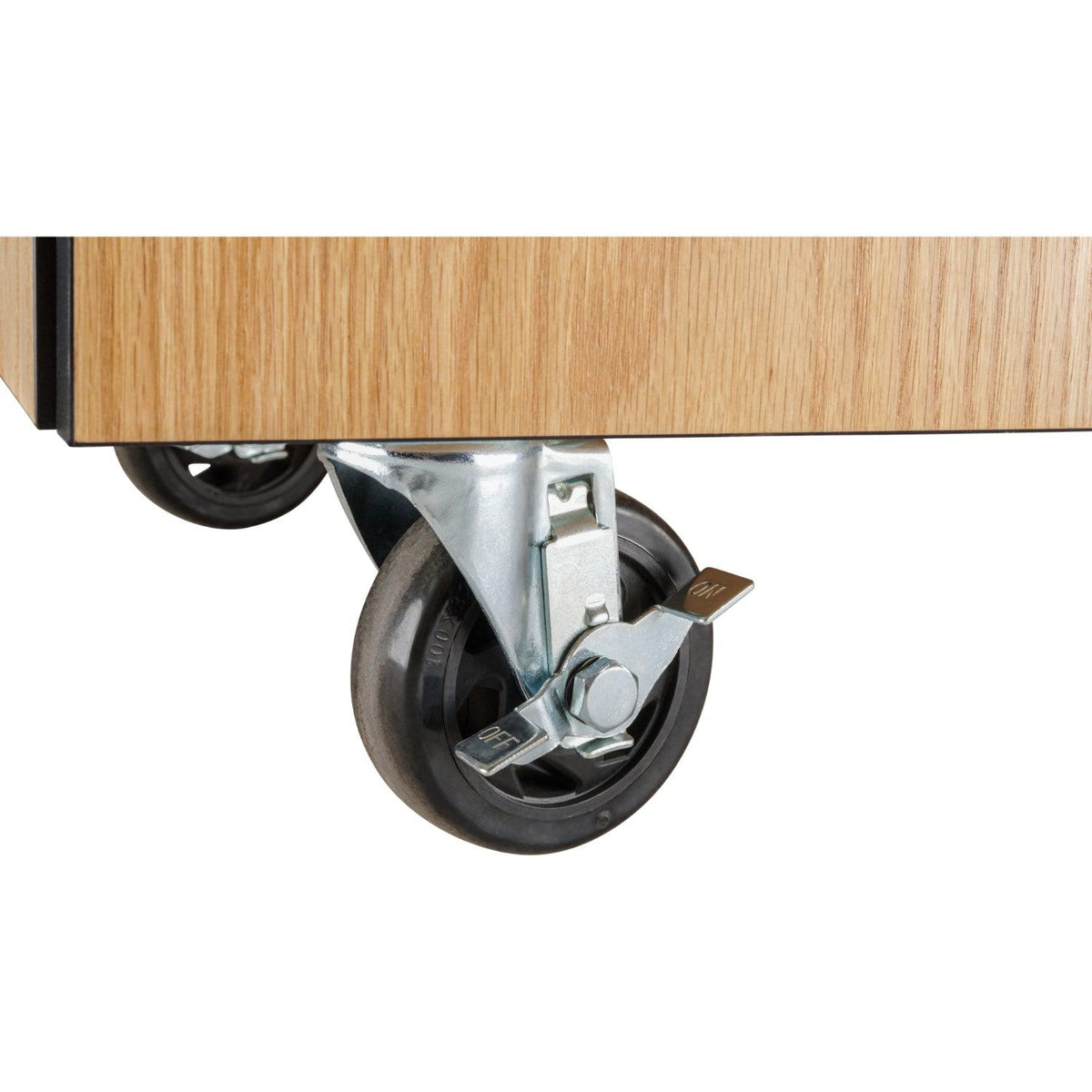 MSC Series Mobile Science Cart with External Drawers and Pegboard, Chem-Res Top