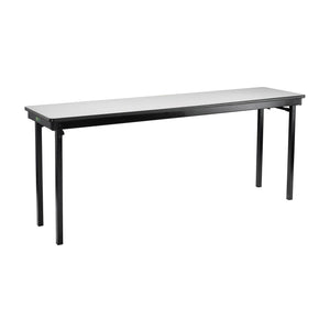 Max Seating Folding Table, 18" x 48", Premium Plywood Core, High Pressure Laminate Top with PVC Edge Banding