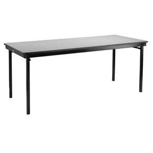 Max Seating Folding Table, 24" x 48", Premium Plywood Core, High Pressure Laminate Top with PVC Edge Banding