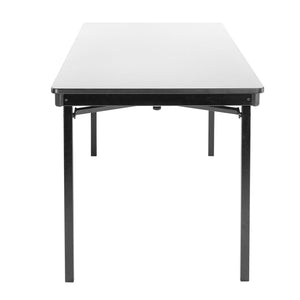 Max Seating Folding Table, 24" x 60", Particleboard Core, High Pressure Laminate Top with T-Mold Edging