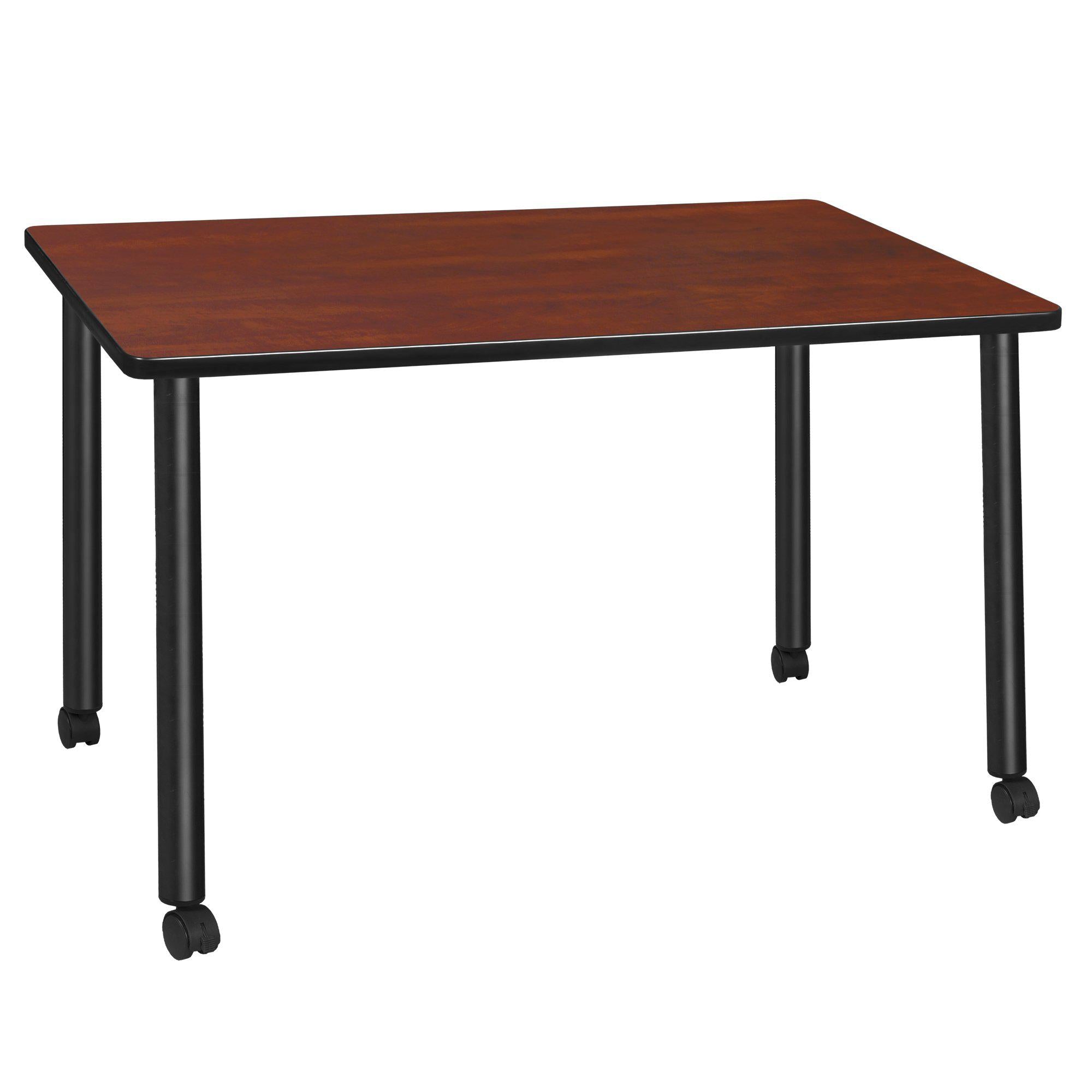 Kee 42" x 24" Post-Leg Mobile Training Table