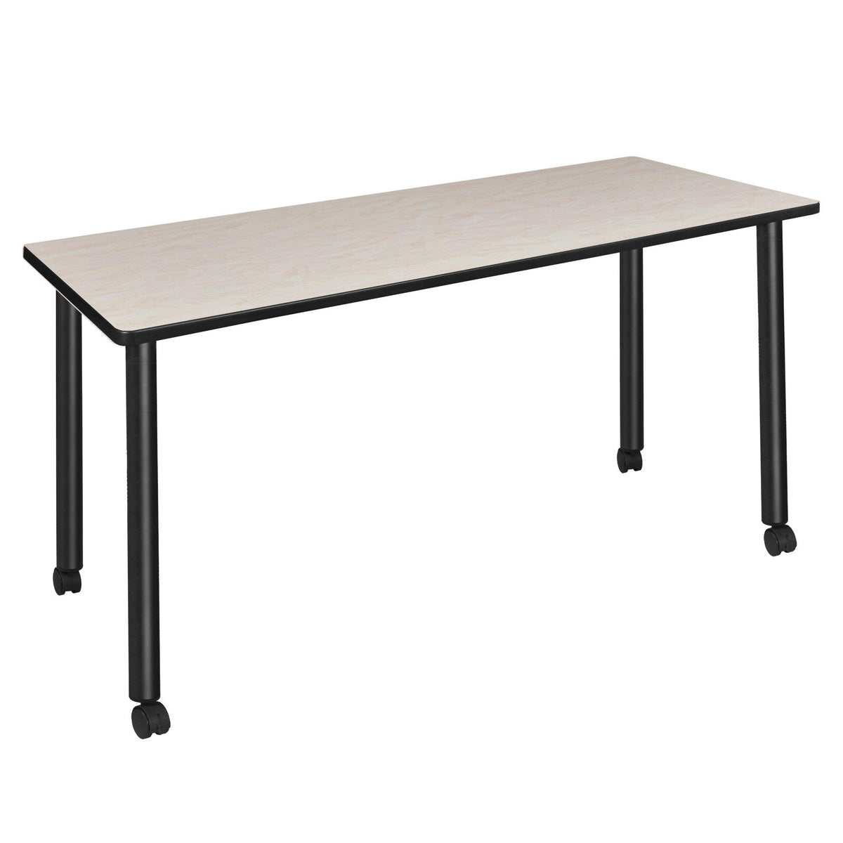 Kee 72" x 24" Post-Leg Mobile Training Table