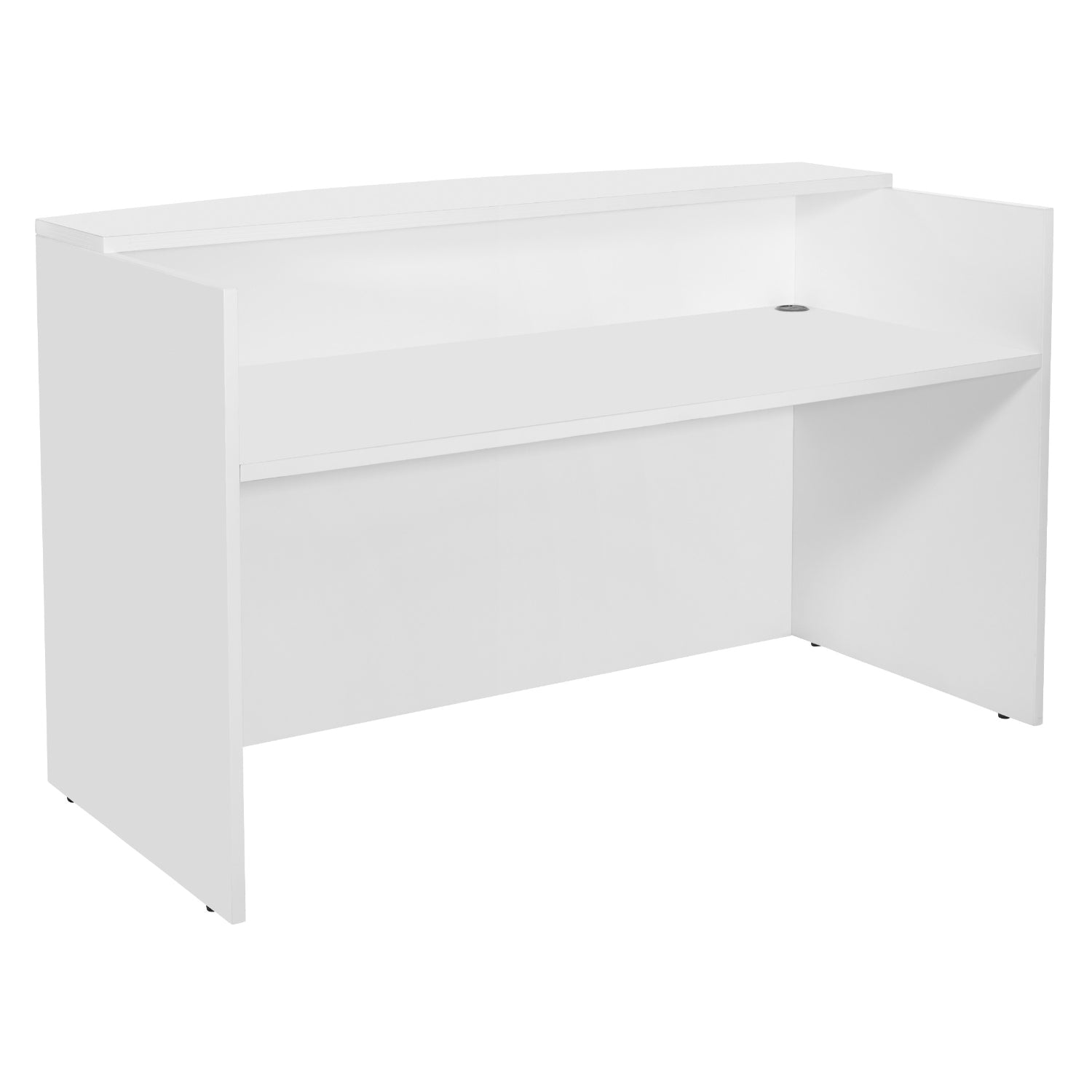 "Napa White" Reception Desk Shell, 71" x 36" x 42" H