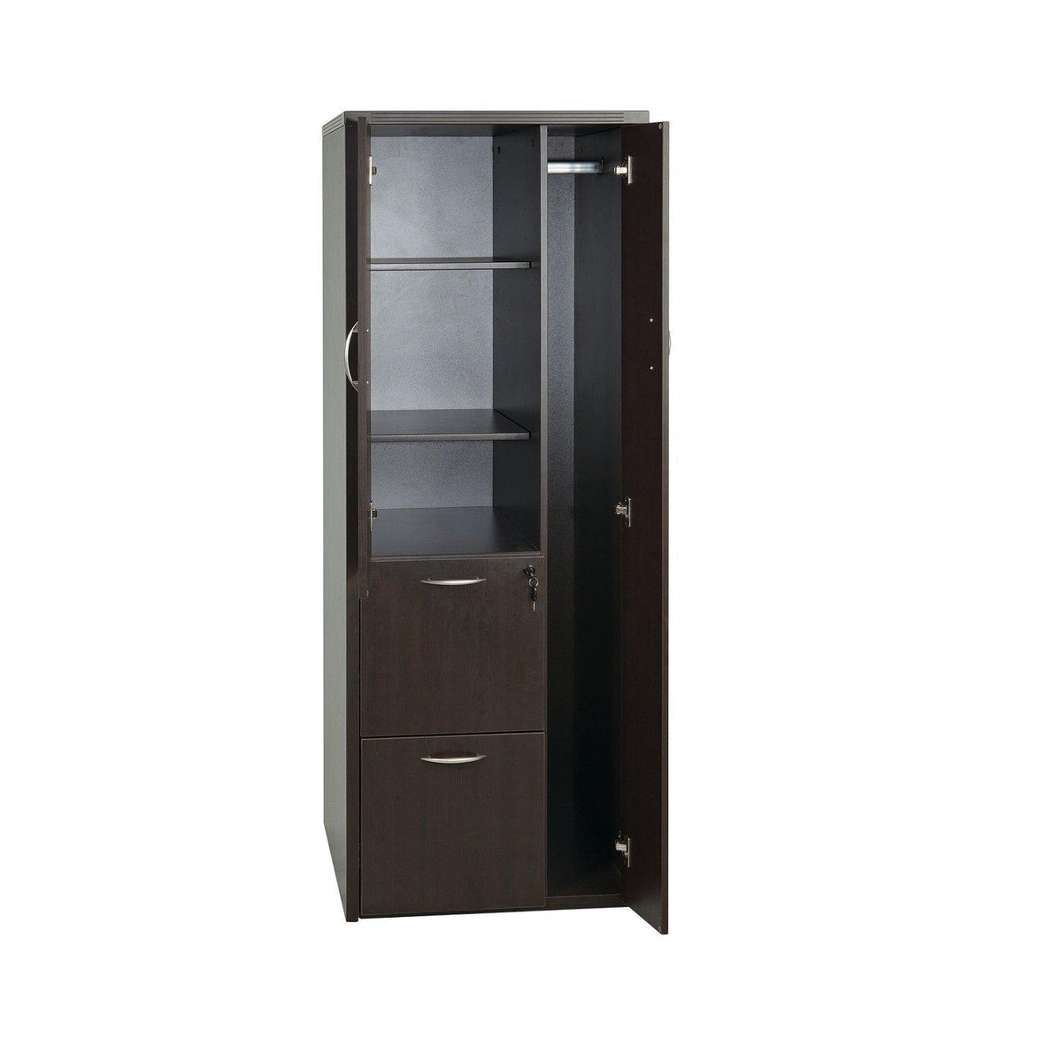 Napa Personal Storage Cabinet, 22.5" x 24" x 65" H