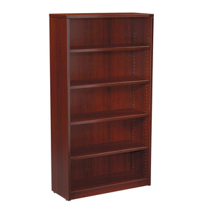 Napa 5-Shelf Bookcase, 36" x 14" x 65" H