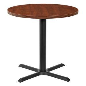 Napa 30" Round Table with Black Metal Base, 29" H
