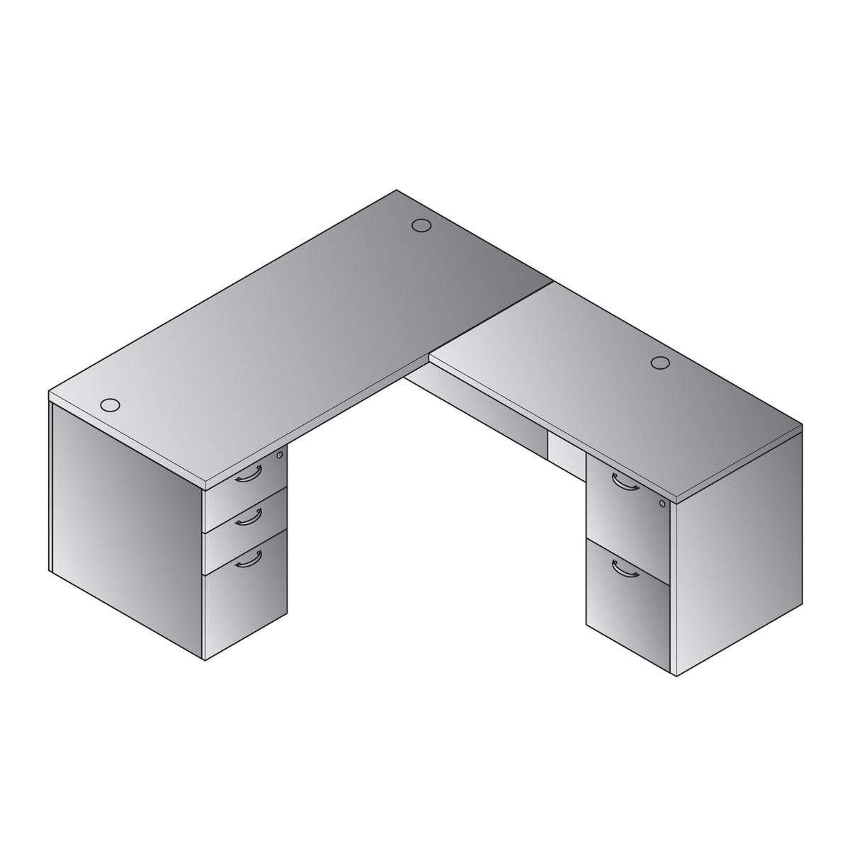 Napa StepFront L Shape, 66” x 78”