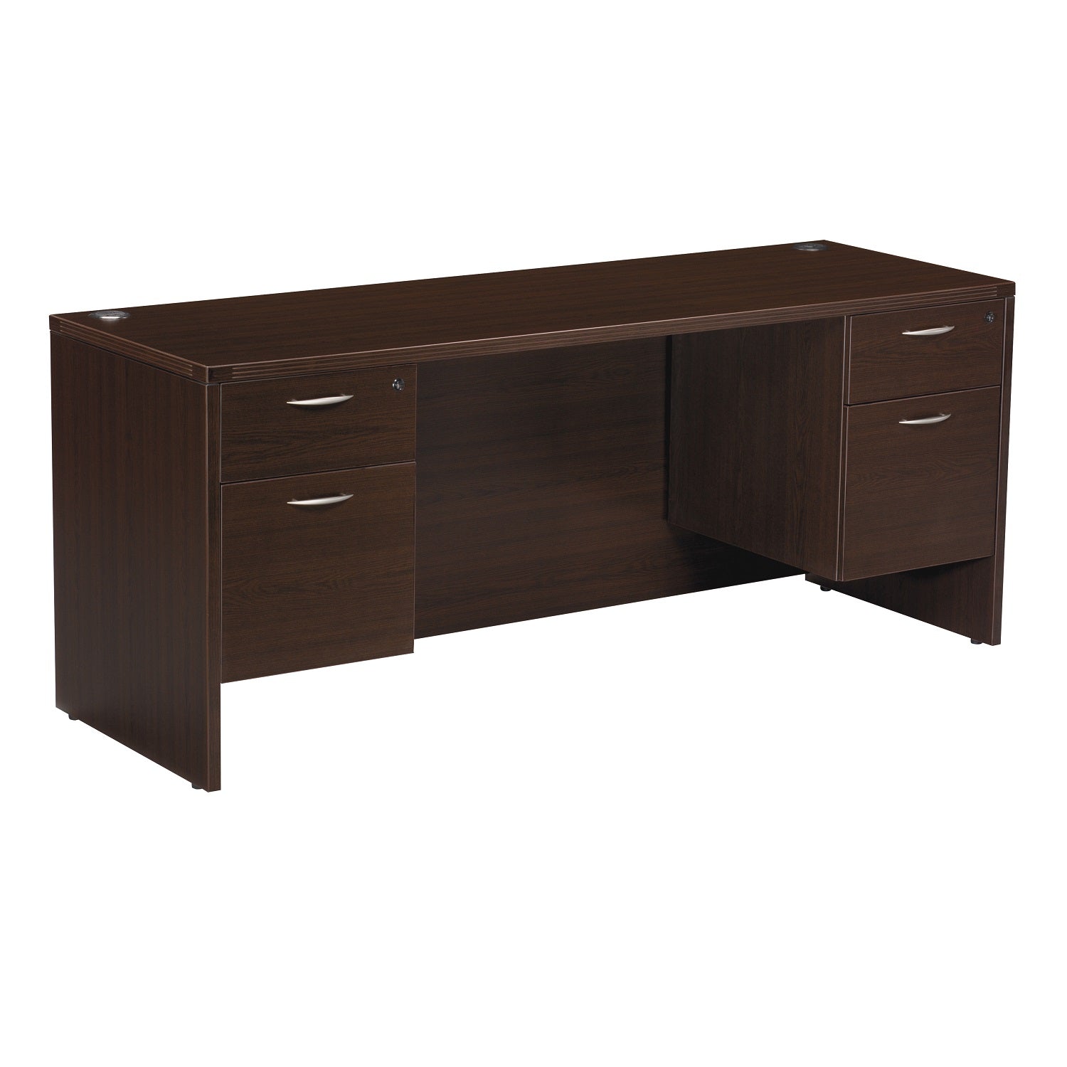 Napa Double Pedestal Desk, 66" x 30" x 29" H