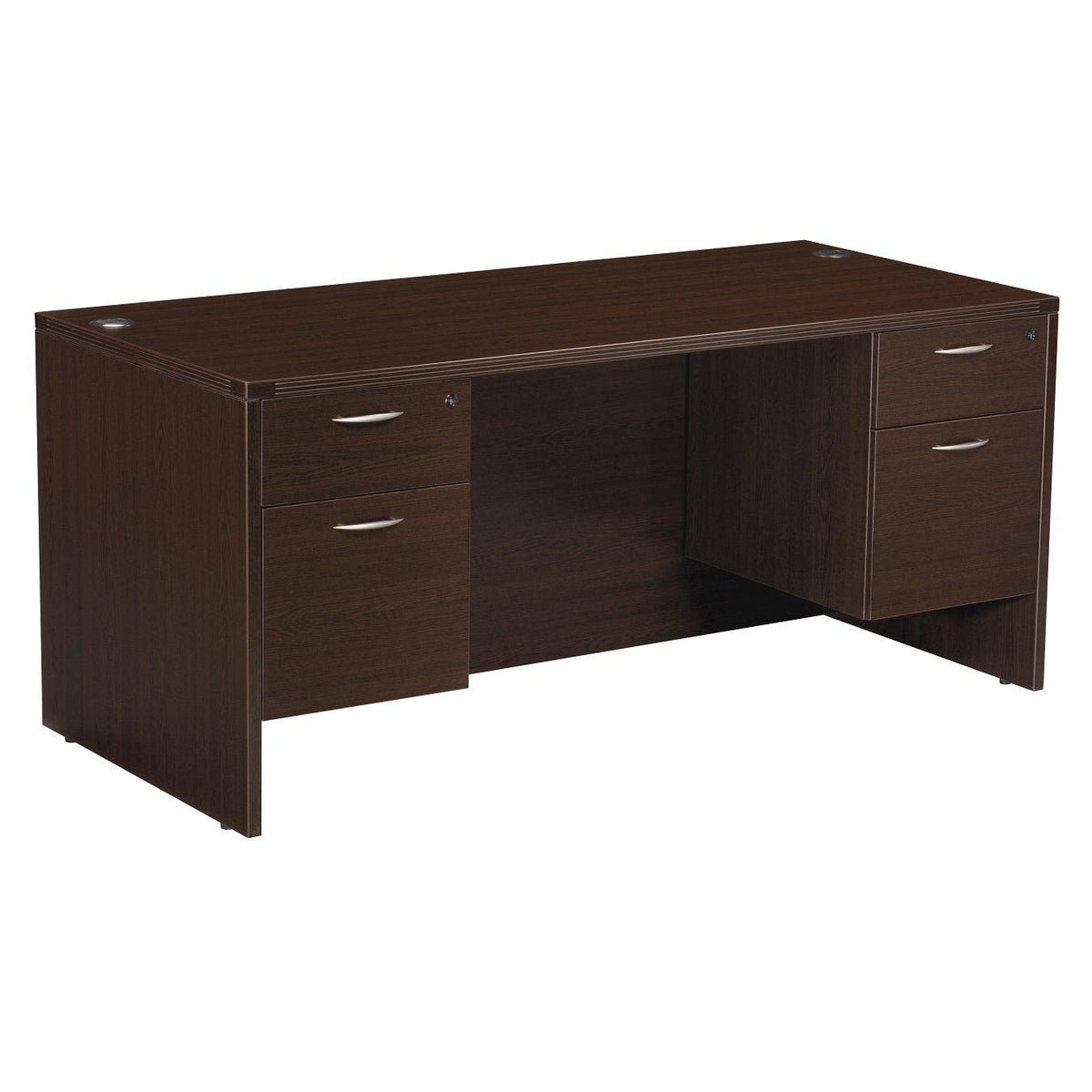 Napa Double Pedestal Desk, 60" x 30" x 29" H