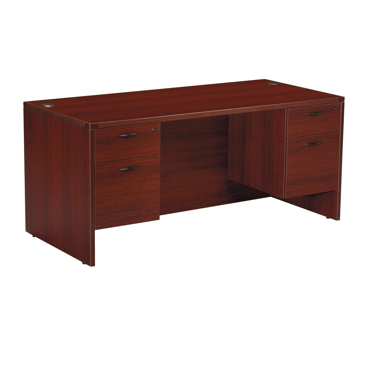 Napa Double Pedestal Desk, 60" x 30" x 29" H