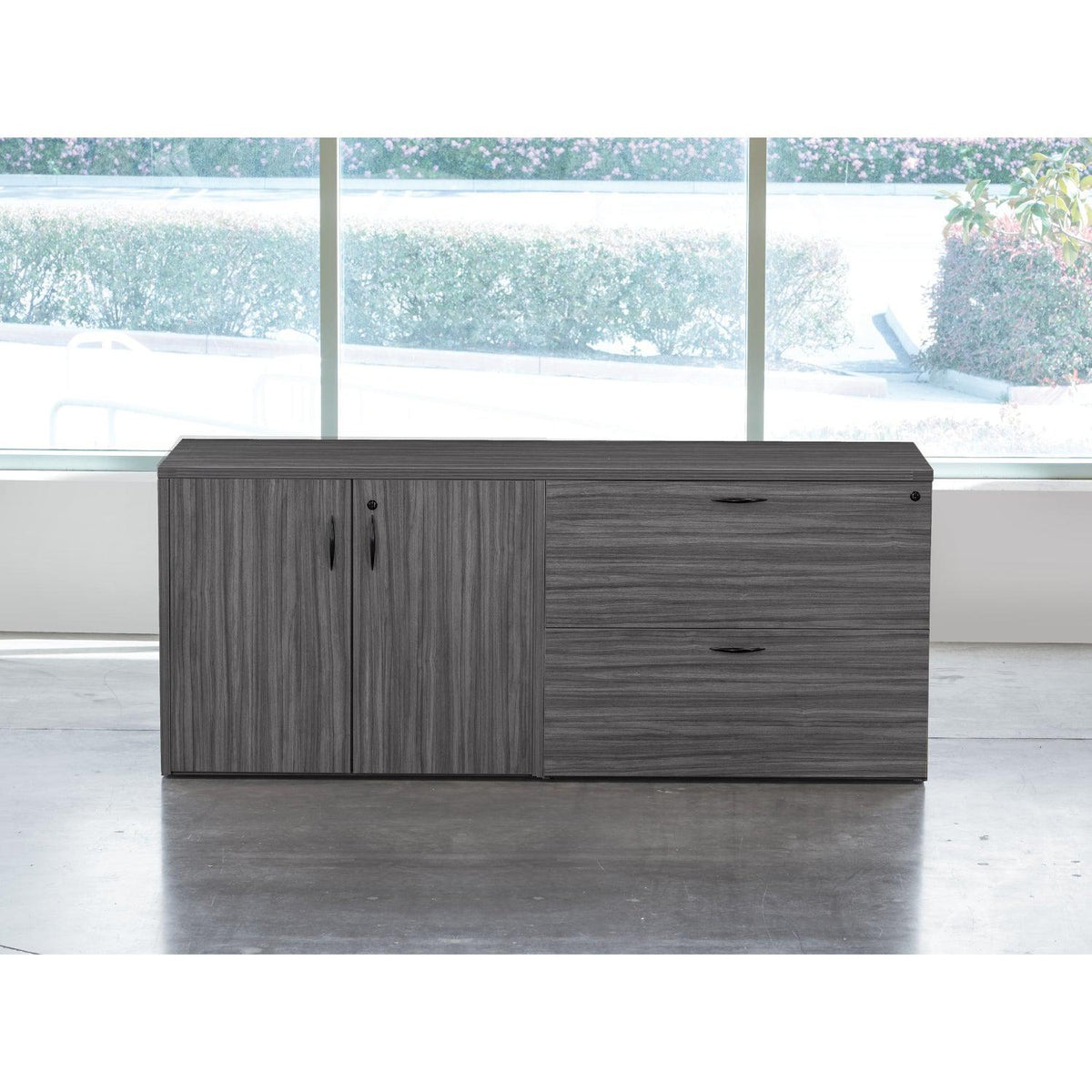 Napa Combo Credenza, 71" x 23" x 29" H