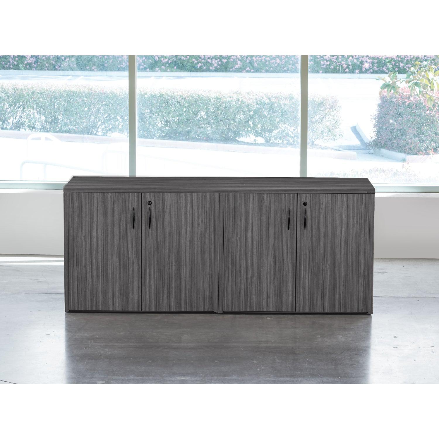 Napa 4-Door Storage Credenza, 71" x 23" x 29" H