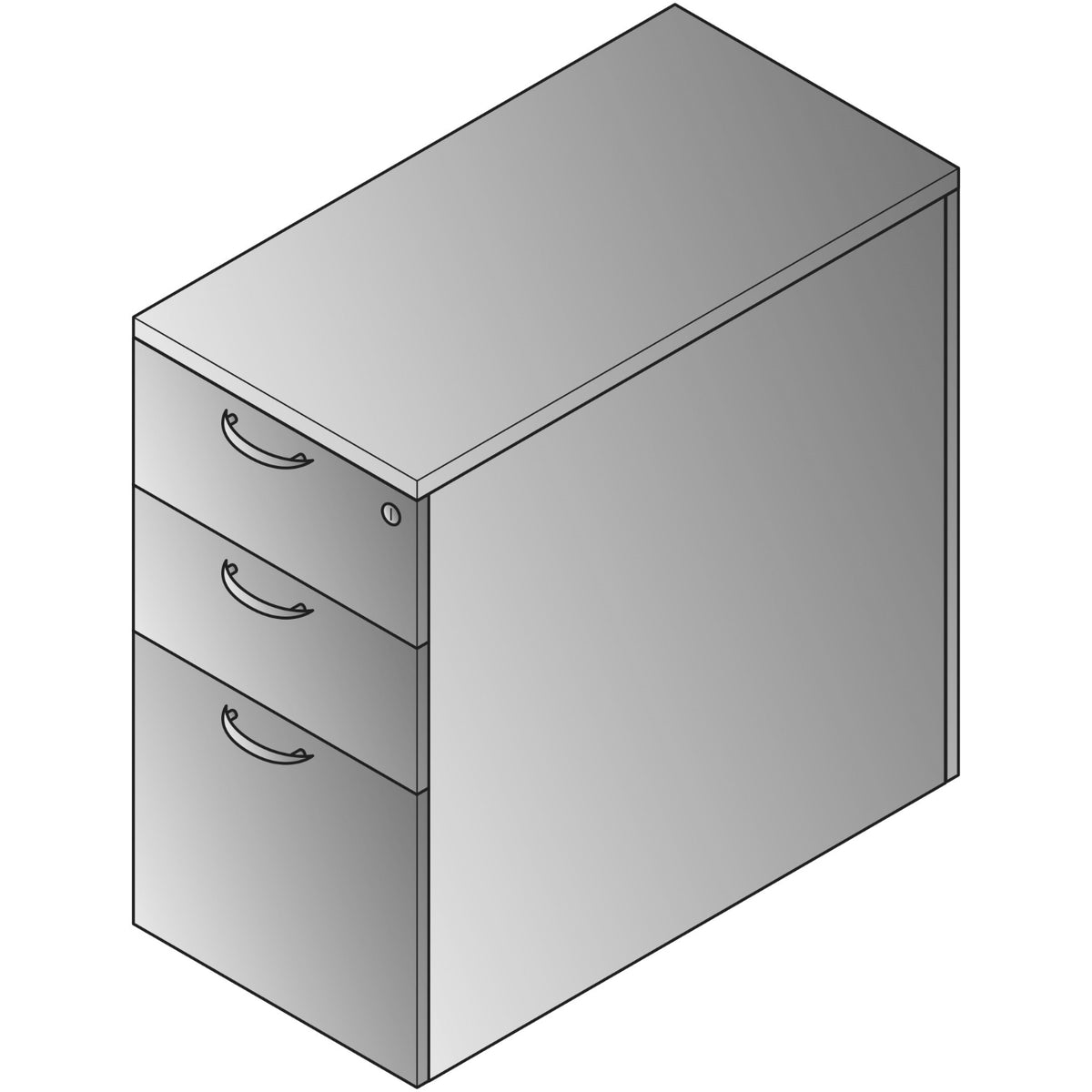 Napa StepFront 30” Deep Freestanding Pedestal