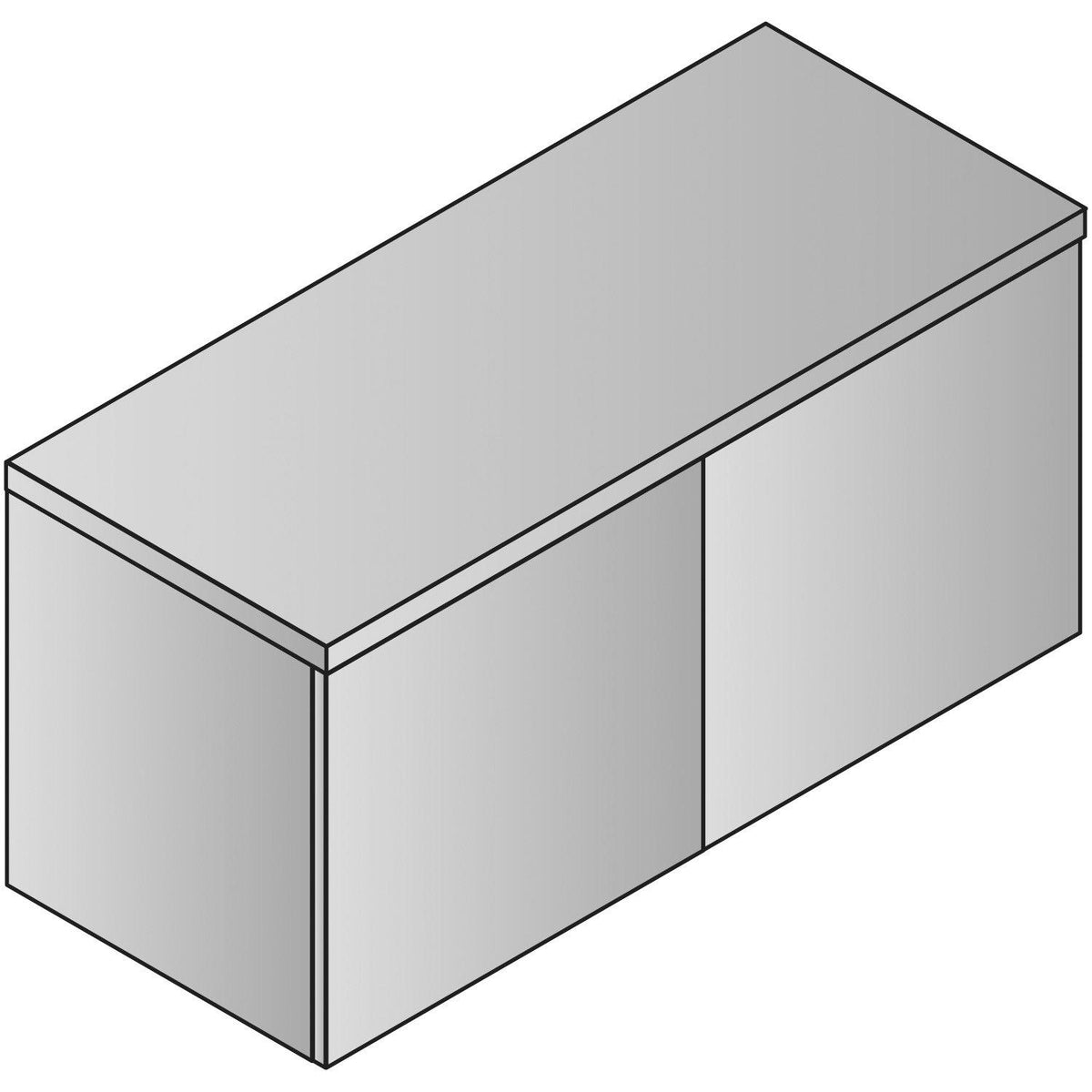 Napa Wall-Mount Overhead,  36" x 15" x 17" H