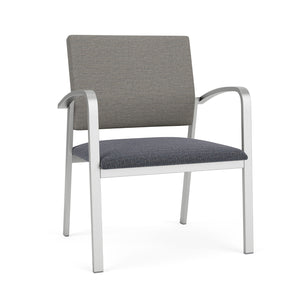 Newport Collection Reception Seating, Oversize Guest Chair, 400 lb. Capacity, Designer Fabric Upholstery, FREE SHIPPING