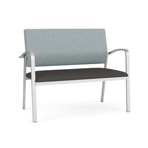 Newport Collection Reception Seating, Loveseat, Healthcare Vinyl Upholstery, FREE SHIPPING