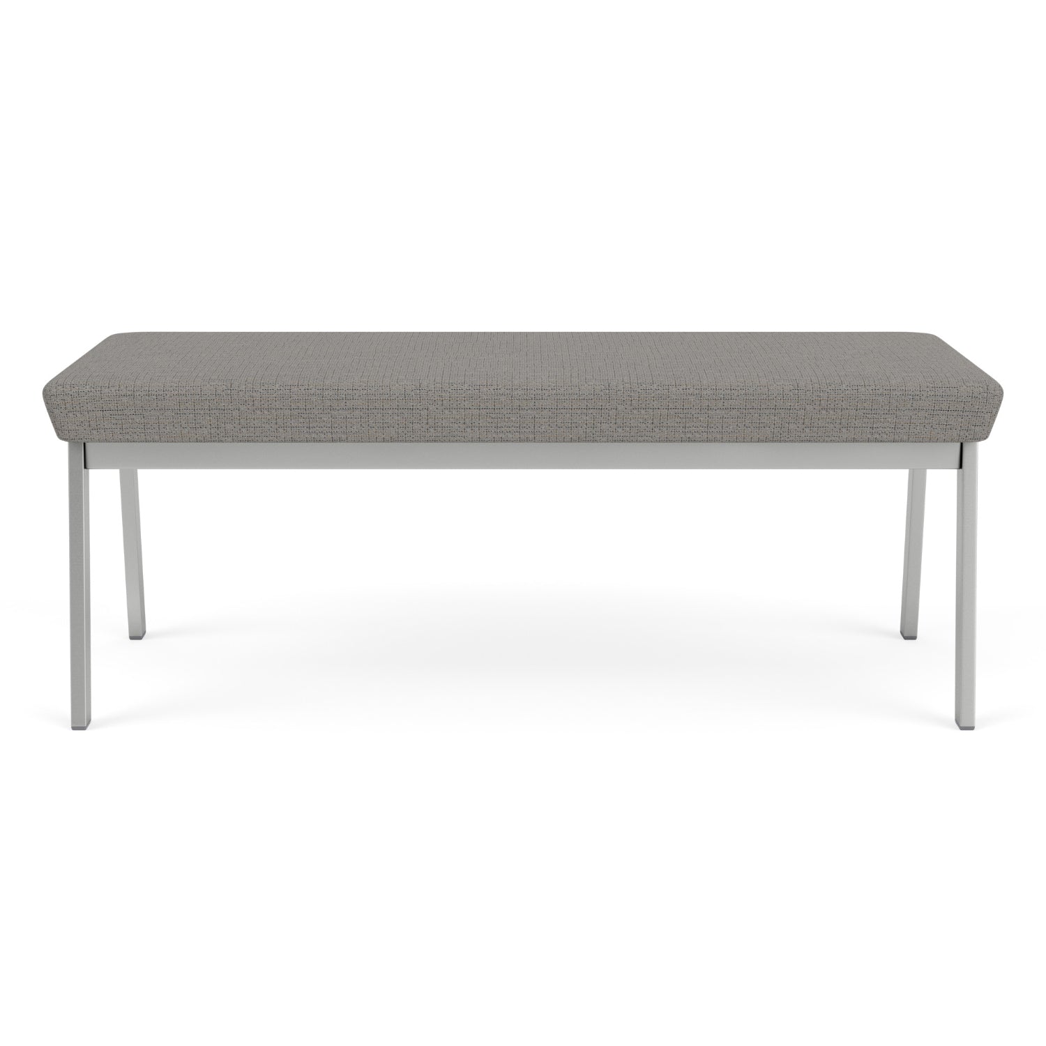 Newport Collection Reception Seating, 2 Seat Bench, Designer Fabric Upholstery, FREE SHIPPING