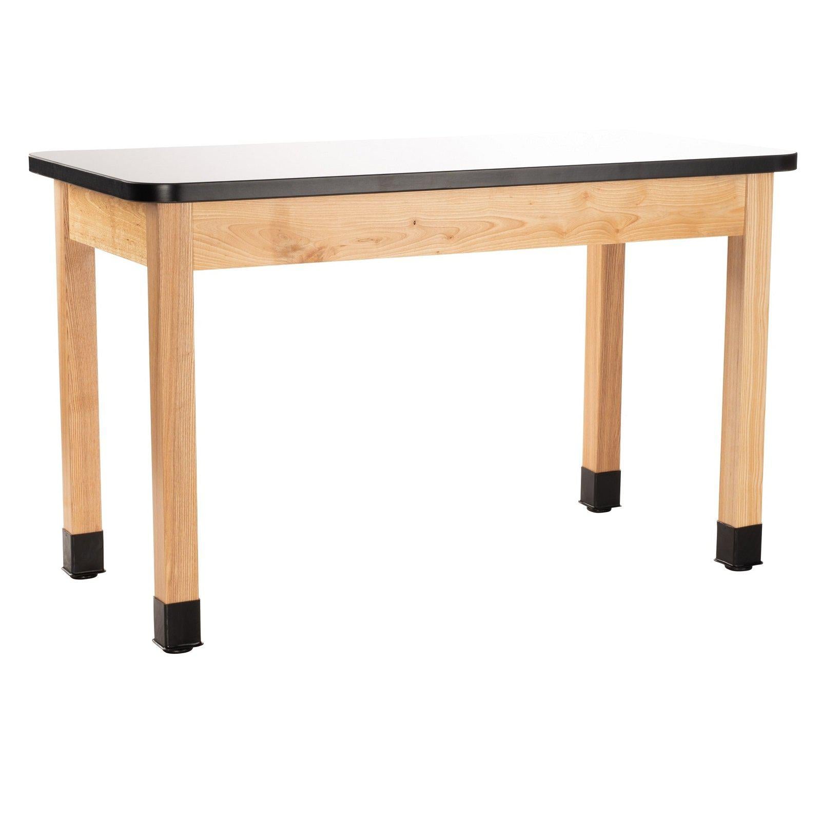 Science Lab Table, Wood Frame, 24"x48"x30"H, Whiteboard Top