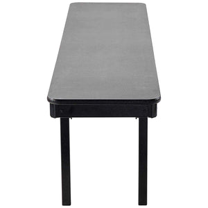 Max Seating Folding Bench, 15" x 96", Plywood Core, High Pressure Laminate Top with T-Mold Edging