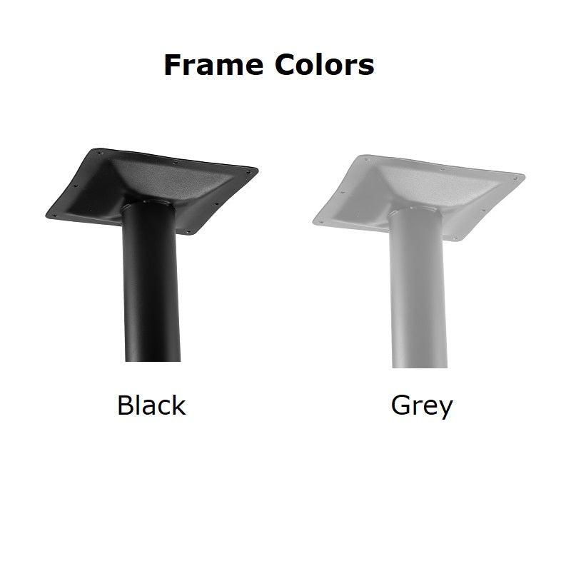 Café Table, 30"x72" Rectangle, "X" Base, 36" Counter Height