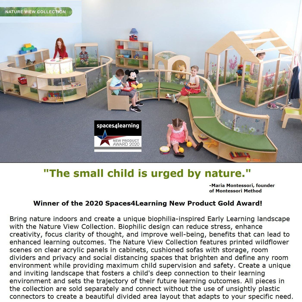 Nature View Toddler Reading Retreat